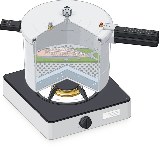 Panci presto dibelah